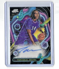 2023-24 Topps Cosmic Chrome Terance Mann Black Eclipse Refractor Auto SSP 06/10