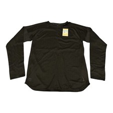 Nike YOGA Dri-Fit Long Sleeve Mens Medium Black Knit Stretch NWT 85 FB7775-010