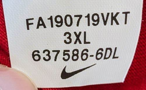 NWT Jordan Brand Jumpman Logo T-Shirt Air Jordan Red Black Men's Size 3XL XXXL - Picture 5 of 8