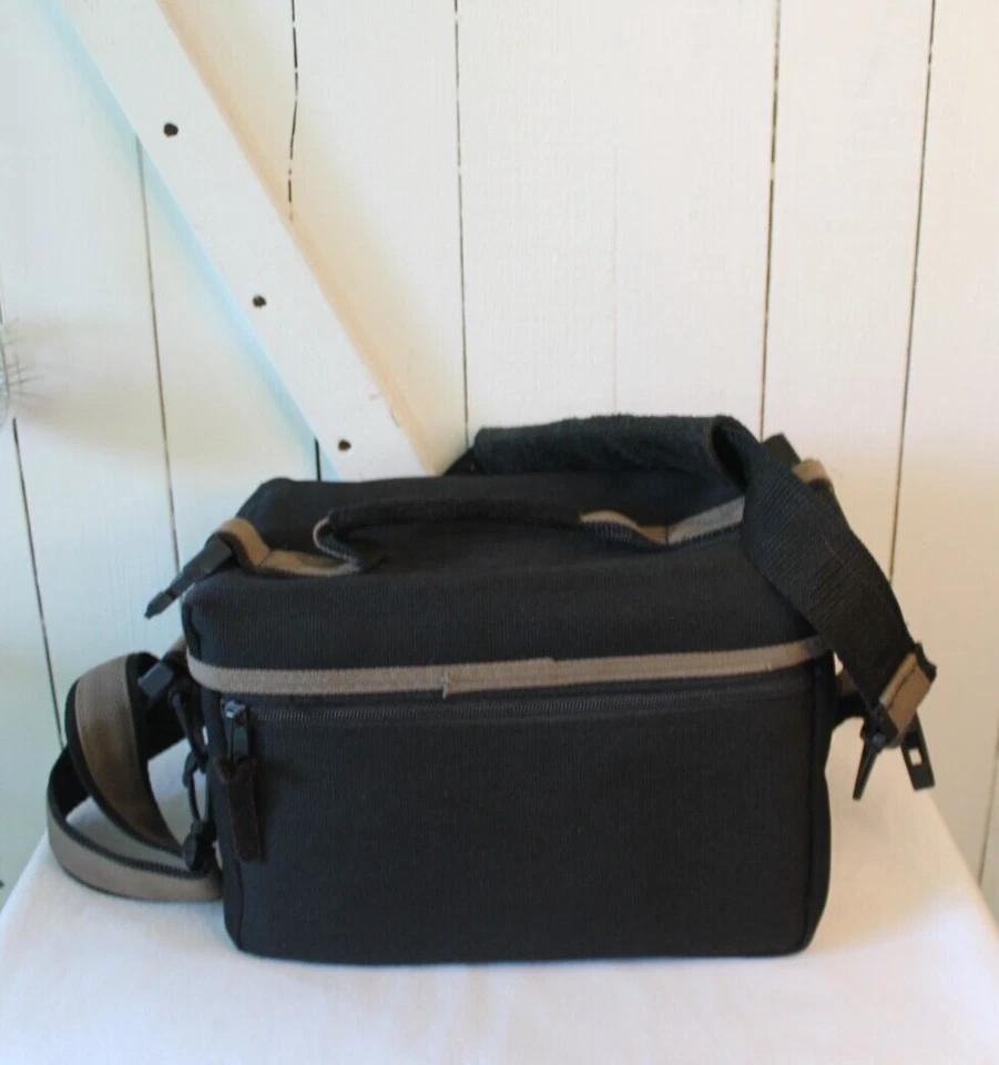 FUNDA BOLSA CÁMARA VINTAGE - Lona Múltiples Compartimentos Fotografía 8x8x12 Foto 2 de 4