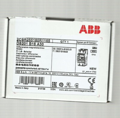 Interruttore Di Protezione Linea ABB 2CDS252001R0014 S202-C1 - 2 Poli, 1 A, 4 - Foto 3