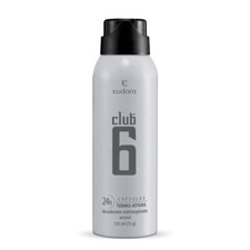 Eudora - Club 6 Classico - Desodorante Antitranspirante Aerossol 125Ml - 5.1FlOz
