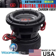 OPEN BOX SUPERCHARGED DD AUDIO CB-1506A-D4 6.5" 2250W DUAL 4-OHM SUBWOOFER