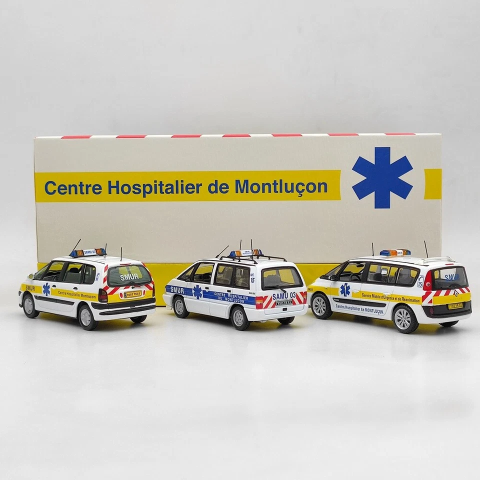 1/43 Universal Hobbies Renault Coffret Espace SAMU 03 SMUR #2282 Ambulance - Image 3 of 4