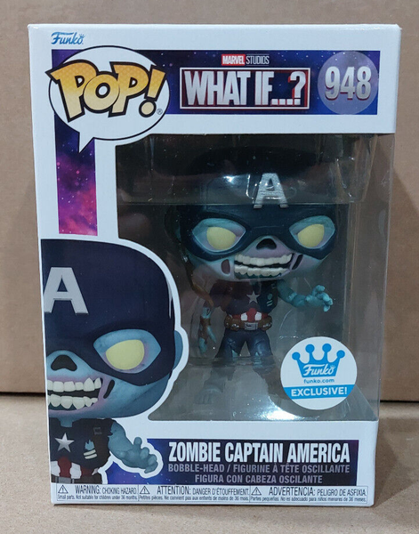 Funko-Pop! Marvel - Zombie Captain America #948 / What If / Exclusive Neu & Ovp-image