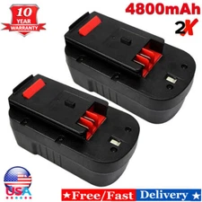 2-Pack 18V for Black and Decker HPB18 18 Volt 4.8 Ah Battery HPB18-OPE 244760-00
