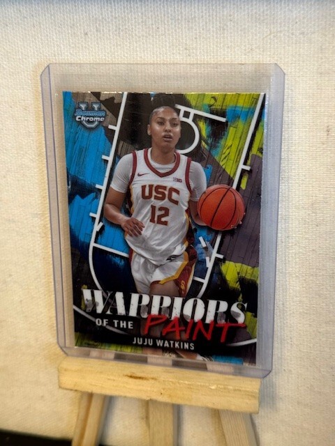 2024-25 Bowman Chrome JuJu Watkins Warriors of the Paint WP-18 USC Basketball Card
