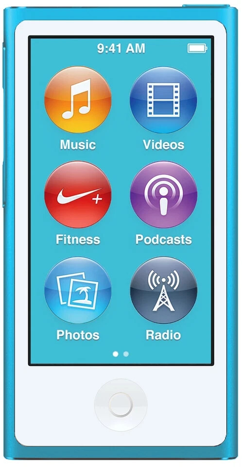 Apple iPod nano 7th Generation Blue (16 GB) for sale online
