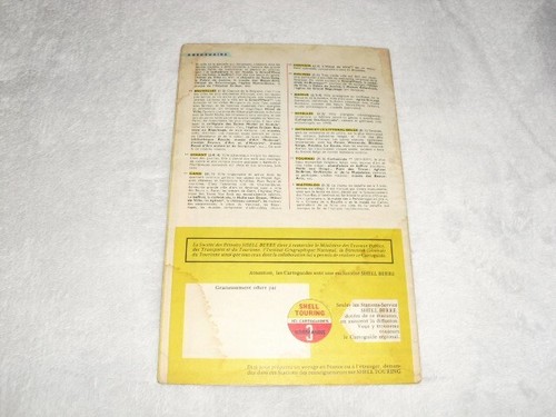 SHELL Cartoguide Shell Berre N°1 Nord 1959 - Picture 3 of 3