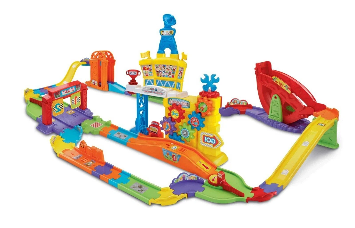 Vtech Go Go Smart Wheels Ultimate RC Raceway Cars Blue or Red