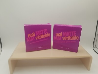 Lot Of 2 Avon Color Trend Real Matte Pressed Powder  New in Box .35oz DEEP