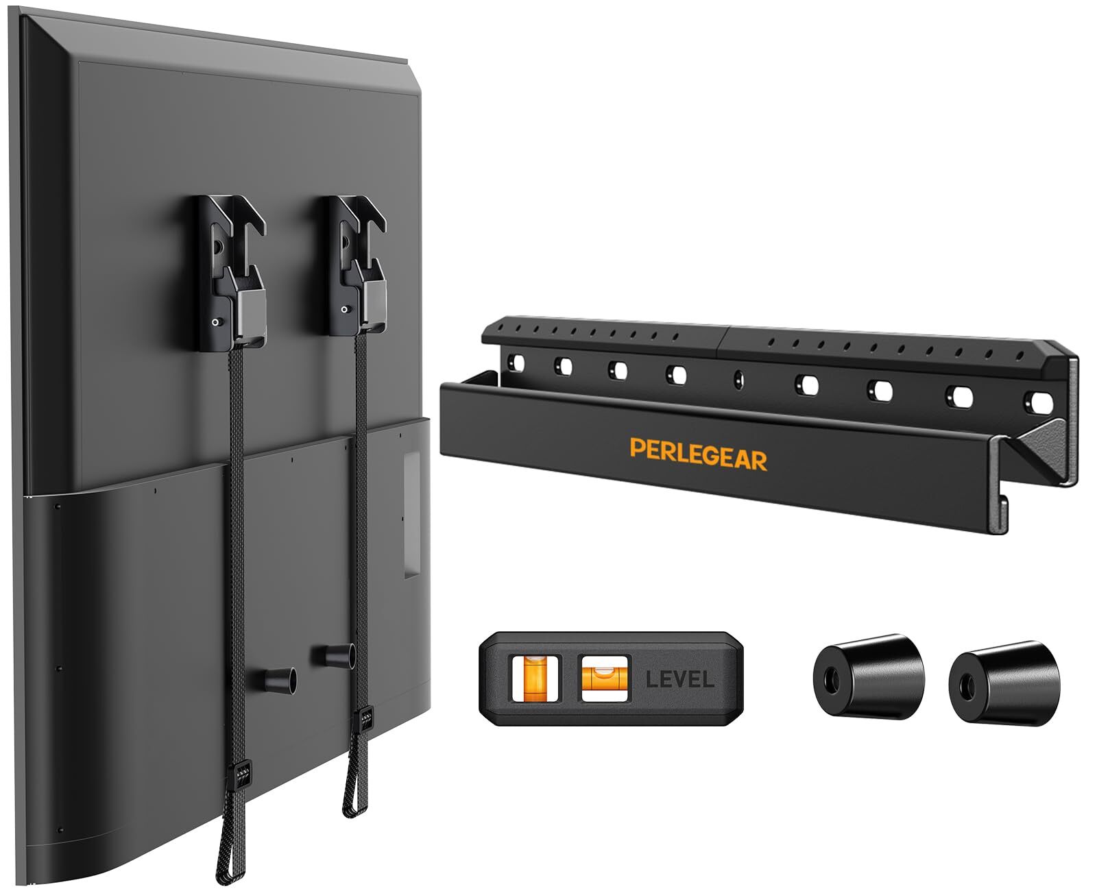 TV Wall Mount for Most 24-55 Inch TVs up to 100 lbs No Stud TV Mount Drywall-image