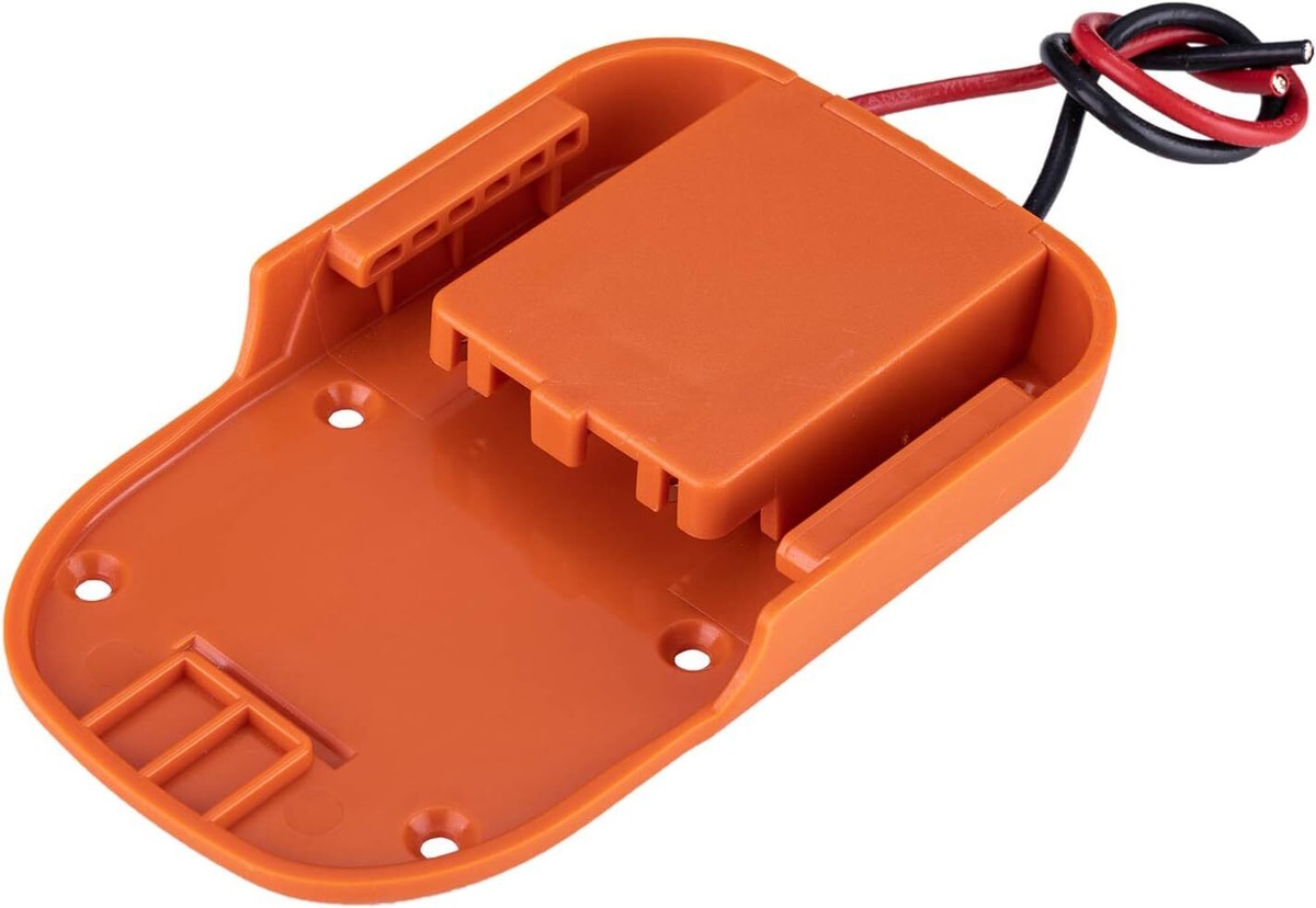 Jeanoko Power Wheel Adapter – Rigid Battery Adapter For 18V / AEG 18V Drill Batteries, ABS, Fixed Hole Design