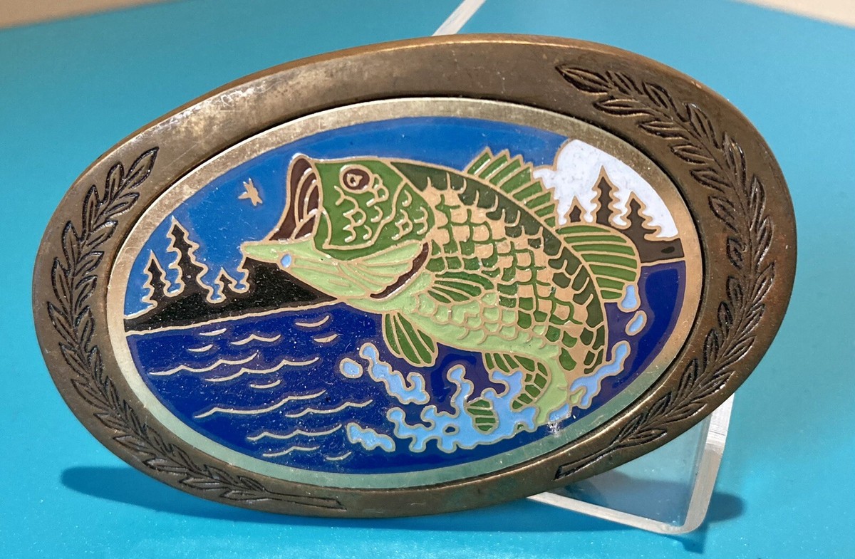 Vintage Solid Brass Enamel Belt Buckle Vintage Art Deco Black Enamel Belt Buckle Brass Geometric | eBay main image 3