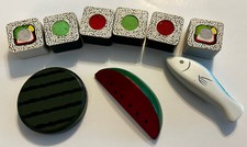 Wooden Play Food from Melissa Doug: Various Pieces Sushi