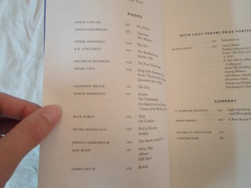 Poetry Foundation Magazine Book **May 2013** Collection Volume 202 Number 2 - Picture 8 of 12