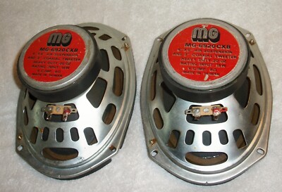 Vintage MG-6920 CXB 6x9 Coaxial 2-Way Car Speakers 20 oz HD Magnet