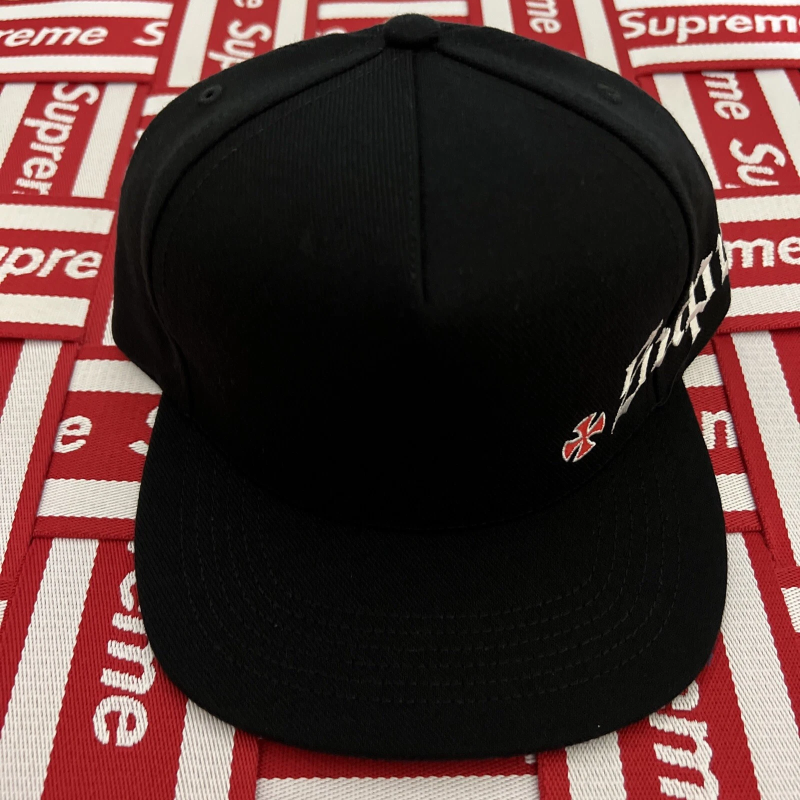 Supreme Independent Old English 5 Panel Black Cap!!FW17!!!Dead Stock Super Rare!