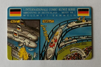 Telefonkarte S 118 07.93, 12 DM, Comic-Kunst Serie, voll und unbenutzt