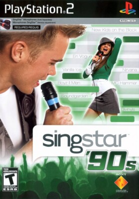 SingStar '90s - Playstation 2 Game Complete