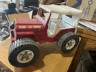 Jeep Tonka Dune Buggy 1970s Vintage Red with White Top