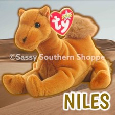    NILES   2000 Ty Beanie Babies Brown Dromedary 1-Hump CAMEL Baby MWMT 