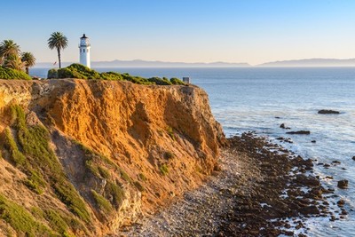 Wandbild: Point Vicente in Rancho Palos Verdes, Los Angeles, Kalifornien. [...]