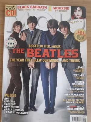 Ozzy Osborne/Sabbath, Beatles, Blur, Siouxsie, Mojo Mag # 381 Aug 2025 VG No  CD
