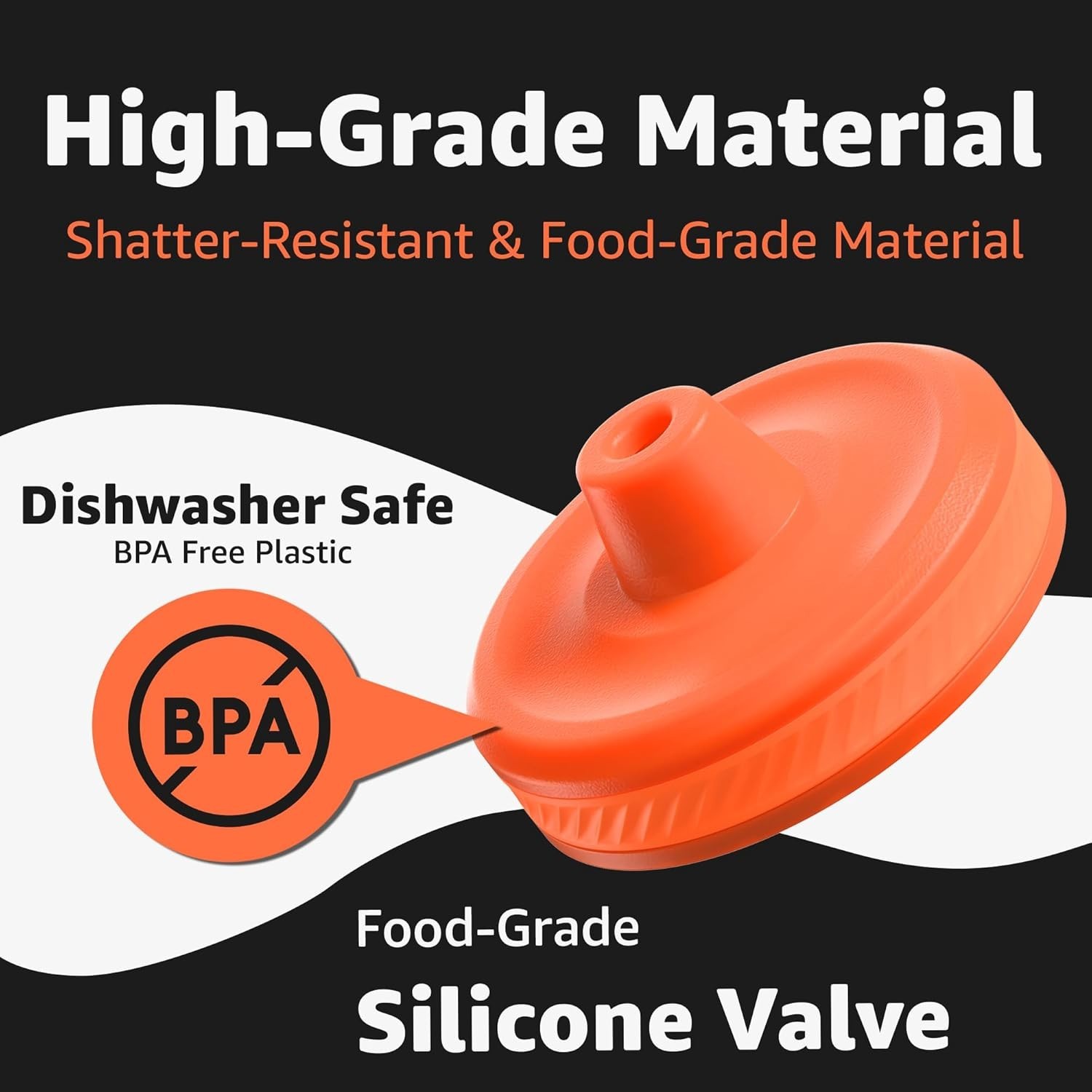 Jmoe USA Improved Lid For Gatorade Water Bottle | Fits Squeezable 32 oz, 30 oz