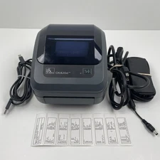 Zebra GK420d USB Ethernet Label Thermal Printer GK42-202510-000 w/Adapter TESTED
