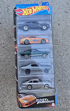Hot Wheels Fast  Furious 5-Pack 1:64 Diecast Set Unopened Charger Supra