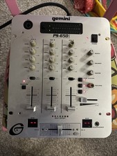 Vintage Gemini PS-650i Stereo DJ Mixer 3 Channel Sampler Tested Powers On Works
