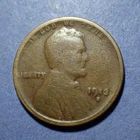 1913-S Lincoln Cent  Good- details
