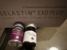 SELASTIN EXO PLUS EXOSOMES PDRN SALMON DNA PEPTIDES MESOTERAPHY SOLUTION 1 SET