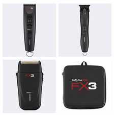 Babylisspro Black FX3 Collection Clipper, Trimmer, Shaver travel case