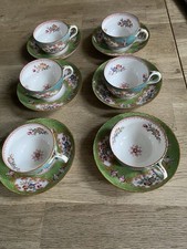 Antique Rose de Provence Tea Cup & Saucer Set: Brown Westhead Moore, Staffs