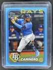 2024 Topps Japan Edition Junior Caminero RC Blue Rookie #/150 Rays