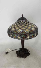 Floral Corded Electric A Tiffany Style Elegant Stained Glass Table Lamp