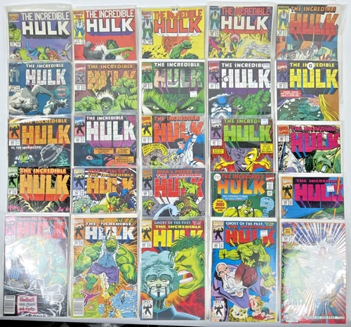 Incredible Hulk Lot Of 29 Vintage Marvel Comics - Copper Age - 80's - 90's