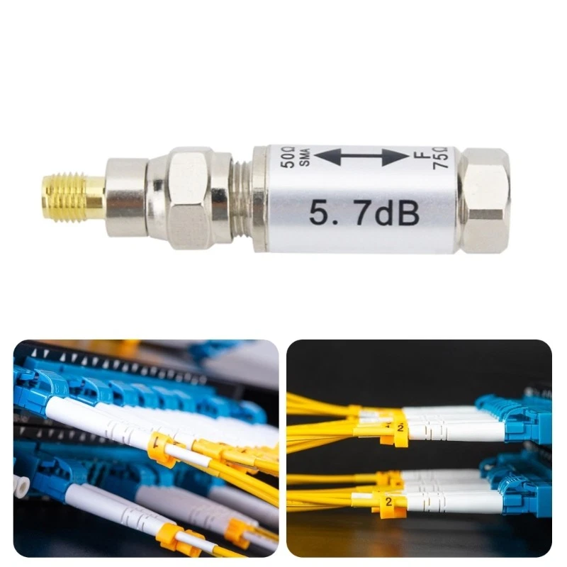 Impedance Converter 0-3GHz SMA Female to F Male Connector 50 -75ohm for Radio - Image 2 of 4