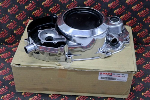 NEW POLISHED Yamaha Banshee clutch side engine cover OEM FACTORY fits 1987-2006 - Picture 2 of 9