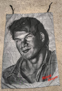 PATRICK SWAYZE Tuch zum Aufhängen gebraucht