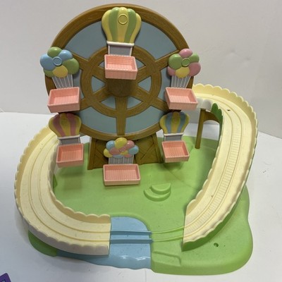 Vintage Calico Critters Sylvanian Baby Amusement Park Rotating Ferris Wheel