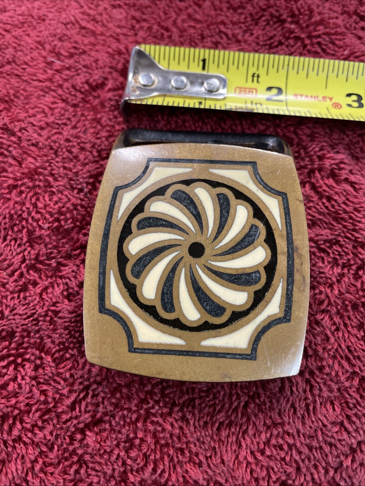 Tech Ether Guild Pinwheel Solid Brass 1978 Vintag… - image 9