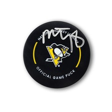 Michael Bunting Autographed Pittsburgh Penguins Official Hockey Puck