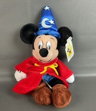 NWT MICKEY MOUSE FANTASIA BEANBAG 14" PLUSHIE WALT DISNEY WORLD NOS