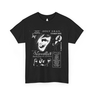 Versailles Band T-Shirt, Visual Kei Vampire Tee, Japanese Gothic Rock Shirt
