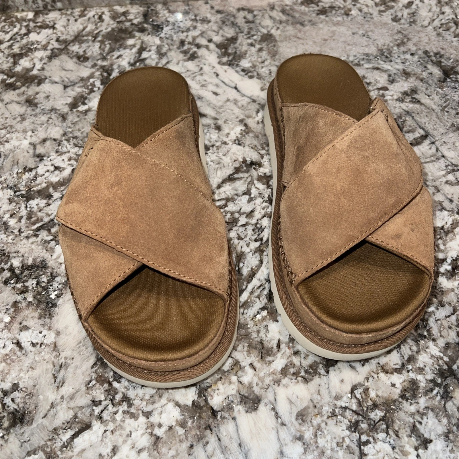 Sandali UGG Goldens Cross Slide taglia 7 donna EU 38 Uggs