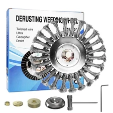 6 Inch Wacker Attachments Heads Steel Wire Rotary Brush Cutter Trimmer