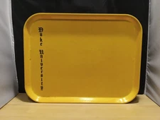 Vintage Cambro Camtray Duke University Cafeteria Lunch Tray Dark Yellow 14 X 18